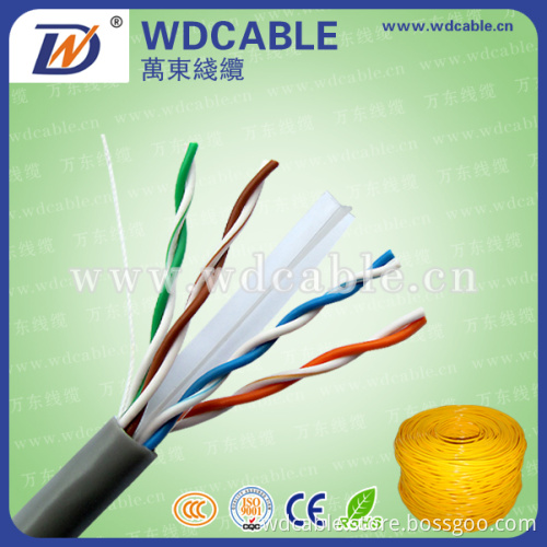 Factory Price Cat 6 UTP 0.5mm/23AWG Cable
